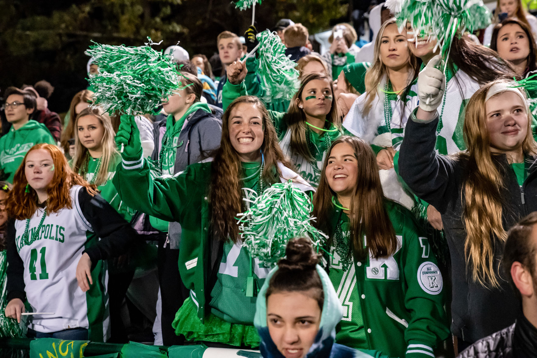 the annual Battle of the Bell high school football game